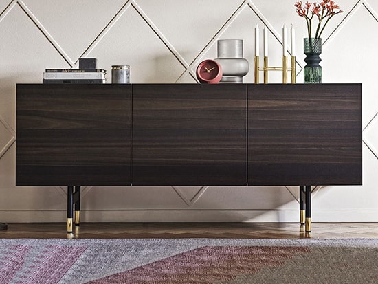 Buffet noyer design Calligaris Horizon