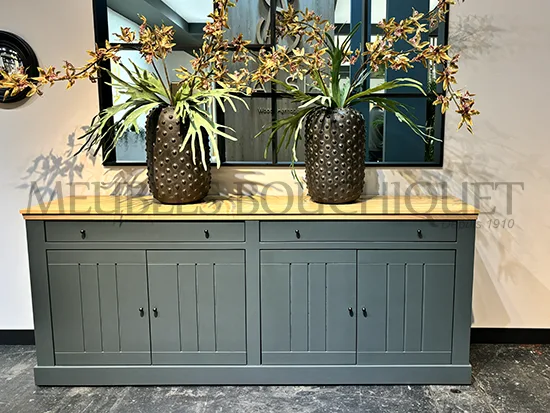 Buffet chêne massif 4 portes - Cosy - Meubles Bouchiquet Bergues