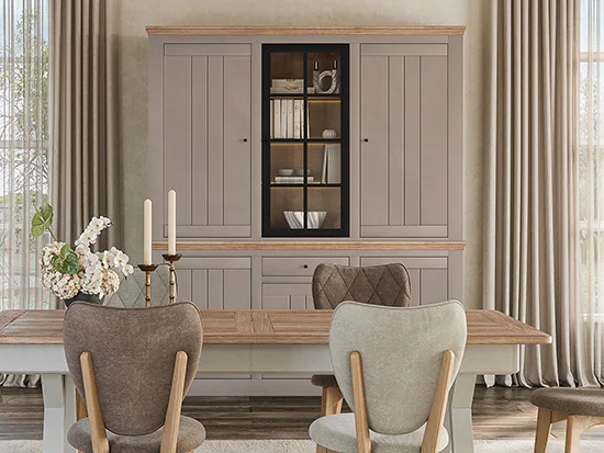 Corps haut buffet chêne massif - Cosy - Meubles Bouchiquet Nord