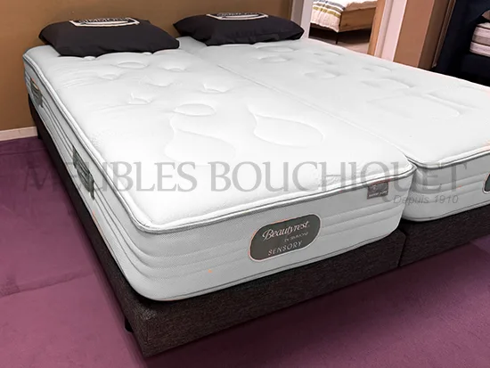 Matelas ressorts confort intermédiaire 90x200 Simmons - promo Meubles Bouchiquet Bergues Dunkerque