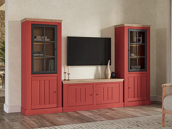 Meuble TV chêne 141 ou 181 cm - Cosy - Meubles Bouchiquet