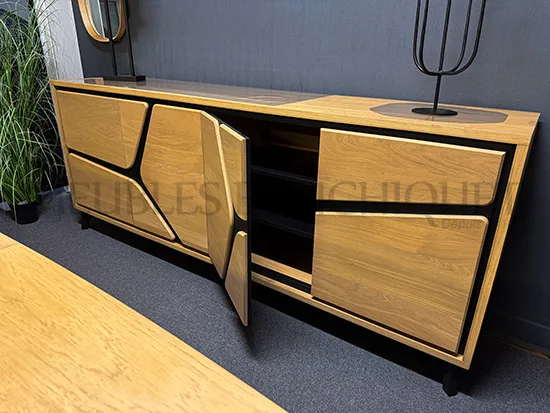 Buffet 4 portes en chêne Ateliers de Langres - Néo - Meubles Bouchiquet