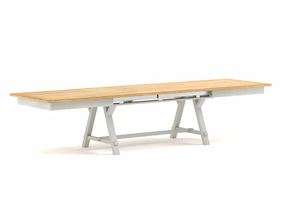 Table rectangulaire extensible chêne massif - Cosy - Meubles Bouchiquet Dunkerque Nord