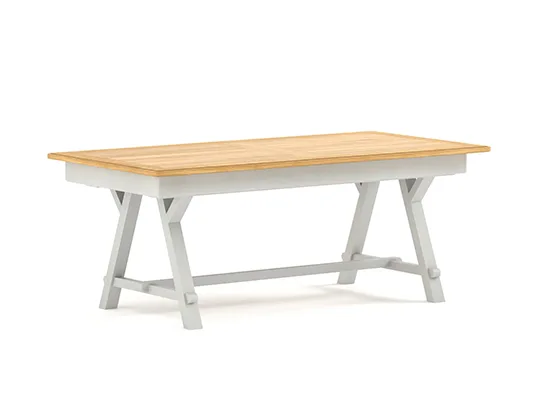 Table rectangulaire extensible chêne massif - Cosy - Meubles Bouchiquet magasin Dunkerque