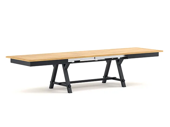 Table rectangulaire extensible chêne massif - Cosy - Meubles Bouchiquet Nord