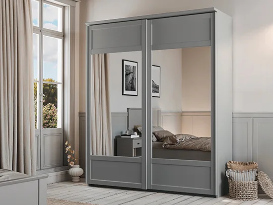 Armoire dressing 2 portes coulissantes Meubles Célio - Beaumont Meubles Bouchiquet Nord