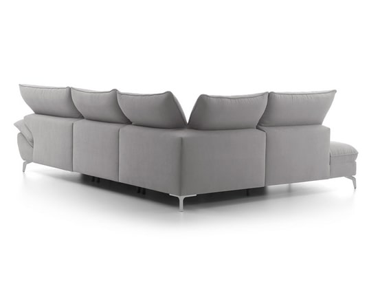 Canapé d'angle moderne sur mesure Lilas vue de dos