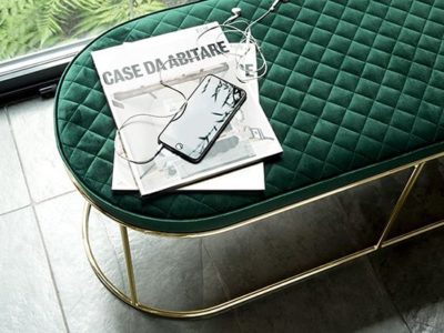 Banc design capitonné Calligaris - Atollo