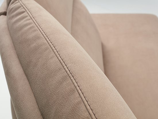 Canapé d'angle droit confortable relax tissu Tournesol