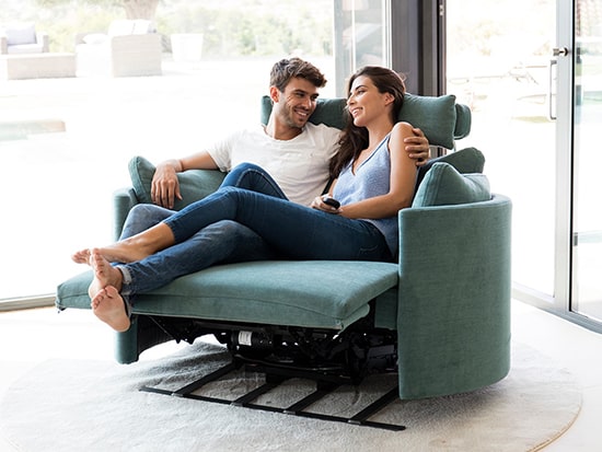 Fauteuil relax 2 places cocooning Fama Moonrise