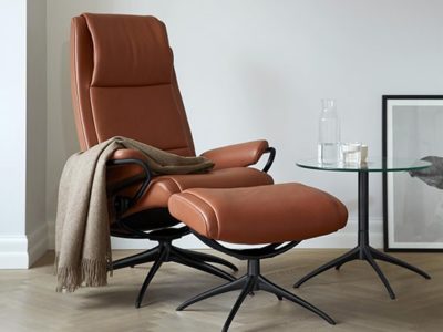 Fauteuil relax manuel design cuir Stressless Paris