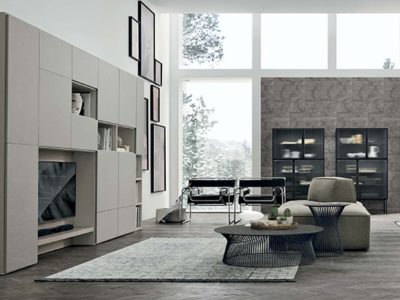 Composition Meuble séjour A130 vue de côté