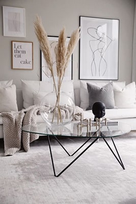 Table basse en verre design Meubles Bouchiquet