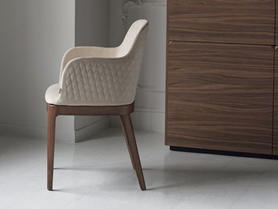 Chaise de salle à manger design cuir Bontempi Casa margot
