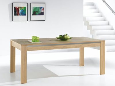 Table avec rallonge en bois Yucca