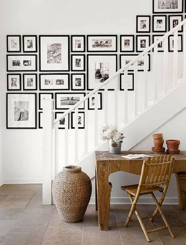 Idée déco cadre dans escalier Meubles Bouchiquet