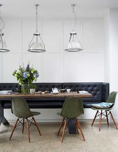 Salle à manger avec banquette Meubles Bouchiquet