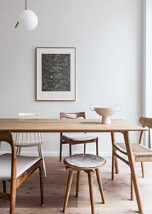 Salle à manger avec tabouret Meubles Bouchiquet