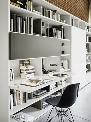 Bureau bibliothèque sur mesure Meubles Bouchiquet Bergues