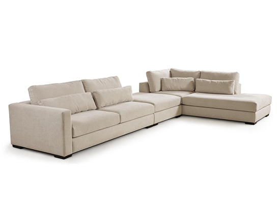 Canapé d'angle confortable contemporain personnalisable - Meubles Bouchiquet