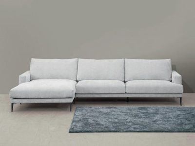 Canapé d'angle confortable design tissu ou cuir magasin Meubles Bouchiquet Dunkerque