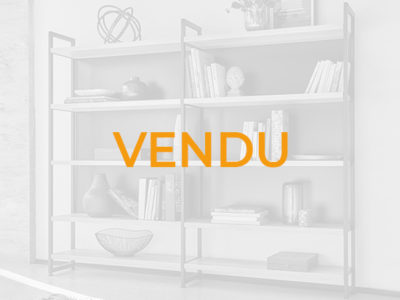 Bibliothèque meuble style industriel Célio Urban promo Meubles Bouchiquet - Vendu