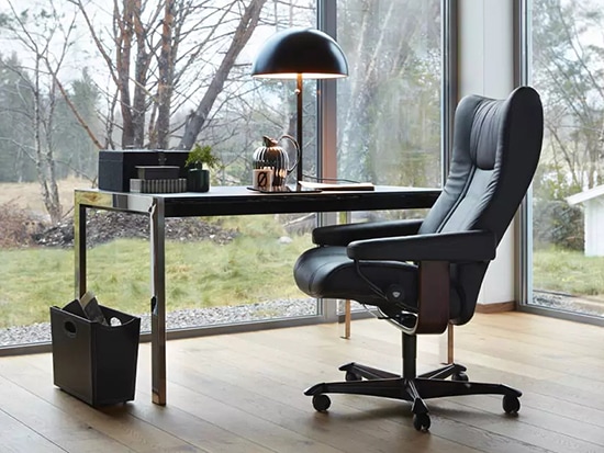 Fauteuil bureau Stressless design Wing Meubles Bouchiquet