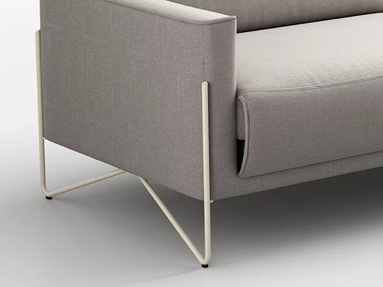 Canapé relax électrique design tissu gris Miller Meubles Bouchiquet