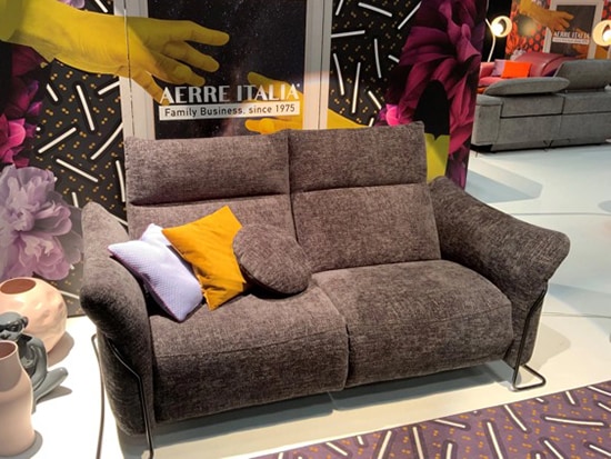 Canapé 3 places design relax électrique cuir ou tissu magasin Meubles Bouchiquet Bergues