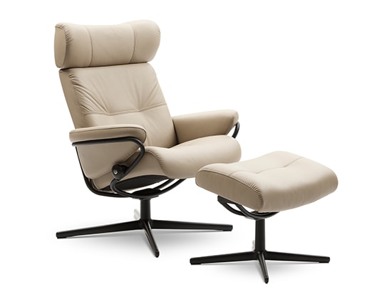 Fauteuil relax Stressless têtières ajustables Berlin - Meubles Bouchiquet