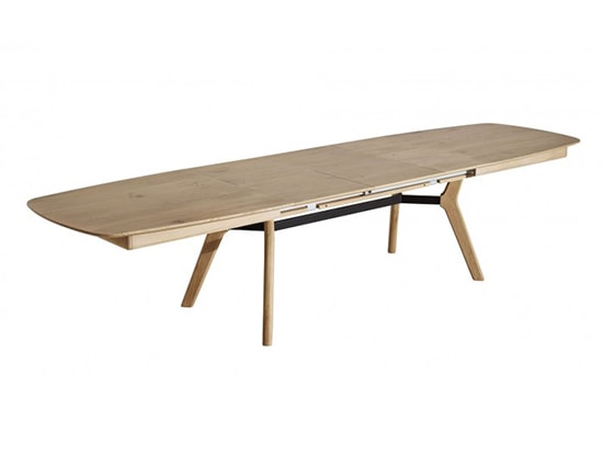 Table extensible 14 personnes design bois chêne Neo - Les Ateliers de Langres - Meubles Bouchiquet