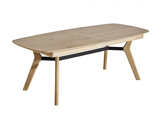 Table extensible design bois chêne Neo - Les Ateliers de Langres - Meubles Bouchiquet Dunkerque