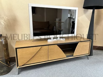 Meuble TV design bois Circ promotion Meubles Bouchiquet Nord