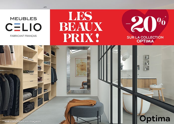 Meubles Celio Les beaux prix - Collection Optima - Meubles Bouchiquet à Bergues