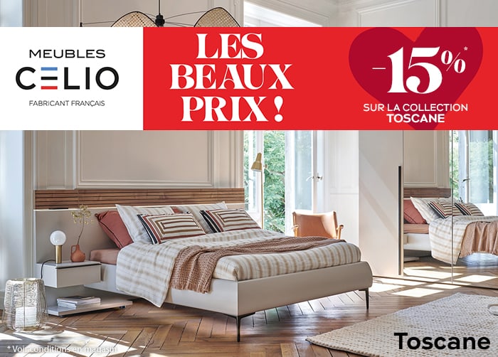 Meubles Celio Les beaux prix - Collection Toscane - Meubles Bouchiquet à Bergues