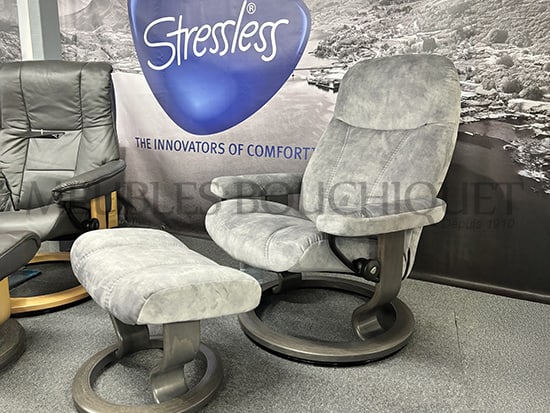 Showroom magasin fauteuil relax Consul Stressless Meubles Bouchiquet Bergues