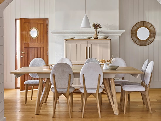 Table scandinave extensible personnalisable Alva - Meubles Bouchiquet Dunkerque