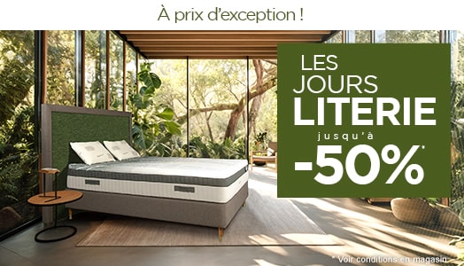 Les Jours Literie jusqu'à -50% - Meubles Bouchiquet à Bergues