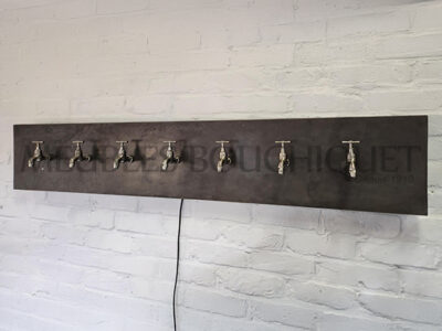 Applique murale industrielle robinets promotion - Meubles Bouchiquet Bergues
