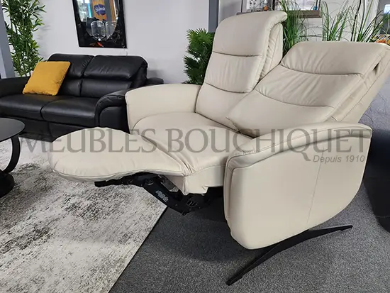 canape-relax-2-places-en-cuir-beige-dossier-haut-promotion-meubles-bouchiquet-nord Canapé relax 2 places en cuir beige dossier haut promotion Meubles Bouchiquet Nord