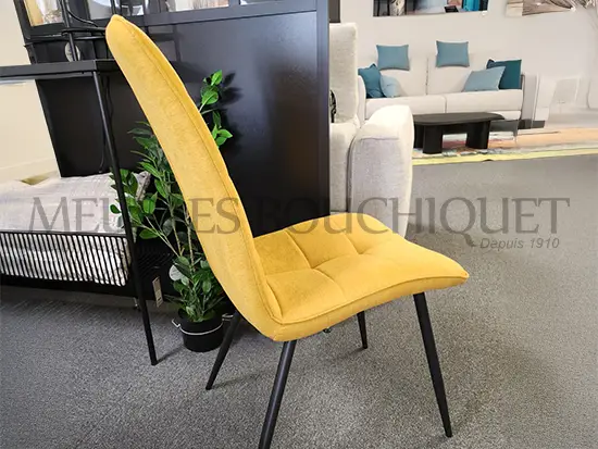 chaise-jaune-dossier-haut-meubles-bouchiquet-promotion-dunkerque Chaise jaune dossier haut Meubles Bouchiquet Promotion Dunkerque