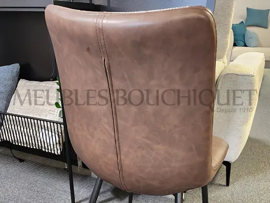 chaise-simili-cuir-marron-promo-meubles-bouchiquet-dunkerque Chaise simili cuir marron promo Meubles Bouchiquet Dunkerque