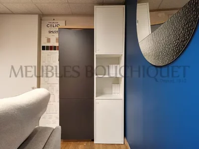 Colonne 2 portes 2 niches collection Smart promotion - Meubles Bouchiquet Bergues