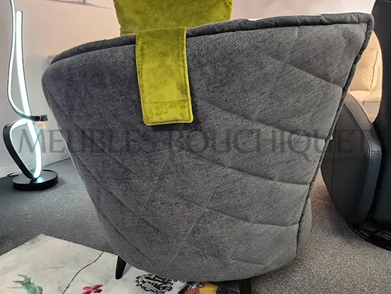 fauteuil-rond-pivotant-design-tissu-gris-fama-volta-meubles-bouchiquet-dunkerque Fauteuil rond pivotant design tissu gris Fama Volta Meubles Bouchiquet Dunkerque