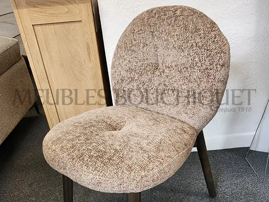 lot-2-chaises-tissu-deco-taupe-promo-meubles-bouchiquet Lot de 2 chaises tissu déco taupe promo Meubles Bouchiquet