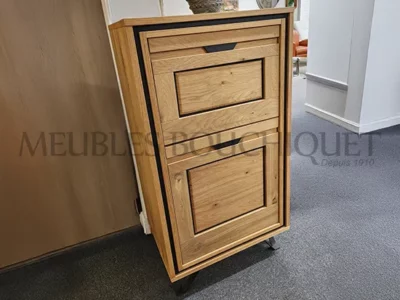 Petit meuble d'entrée en chêne promotion Meubles Bouchiquet Dunkerque