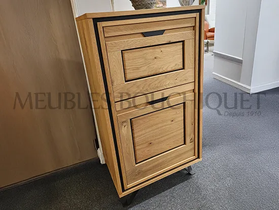 Petit meuble d'entrée en chêne promotion Meubles Bouchiquet Dunkerque