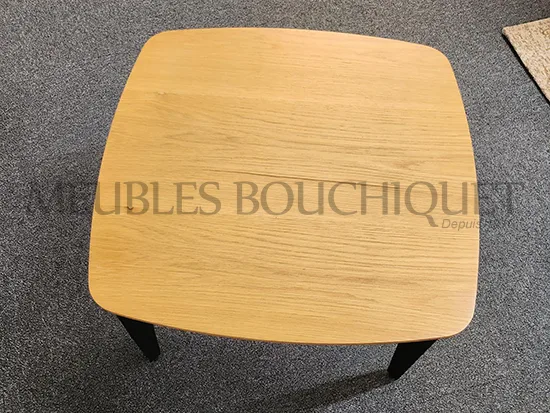 Table basse gigogne design bois et métal promo Meubles Bouchiquet Bergues