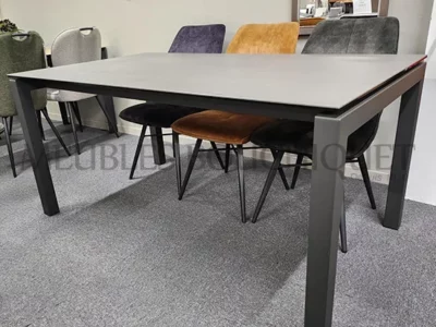 Table de repas extensible plateau céramique Mobiblerica Julia - Meubles Bouchiquet Nord