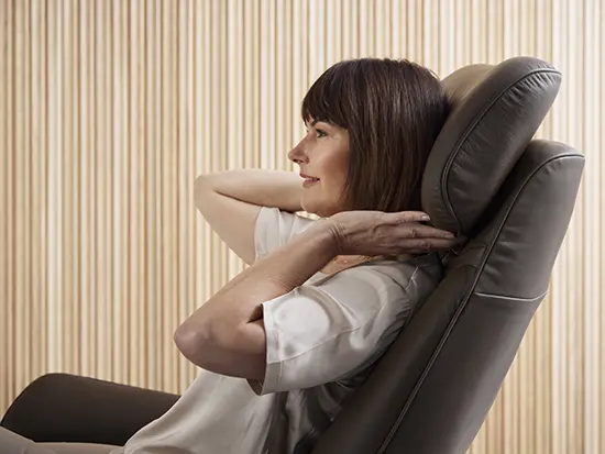 Fauteuil relax Stressless Paul tête réglable en hauteur Meubles Bouchiquet Bergues